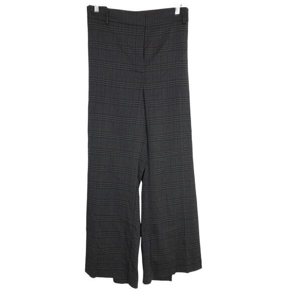 Vince Camuto Pant Houndstooth Plaid Wide Leg Trousers Gray NWT Plus Size 24W - Picture 4 of 9